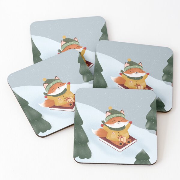 Item preview, Sledding Fox designed and sold by Cattodoodles.