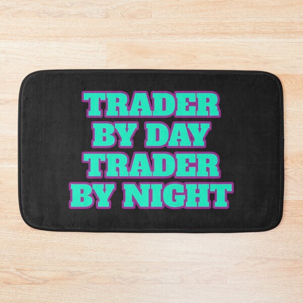 Item preview, Trader By Day, Trader By Night - Bright Blue designed and sold by Chubuter.