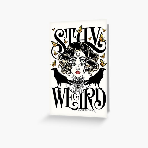 Item preview, Rose and The Ravens {Stay Weird} Colour Version designed and sold by wolfandbird.