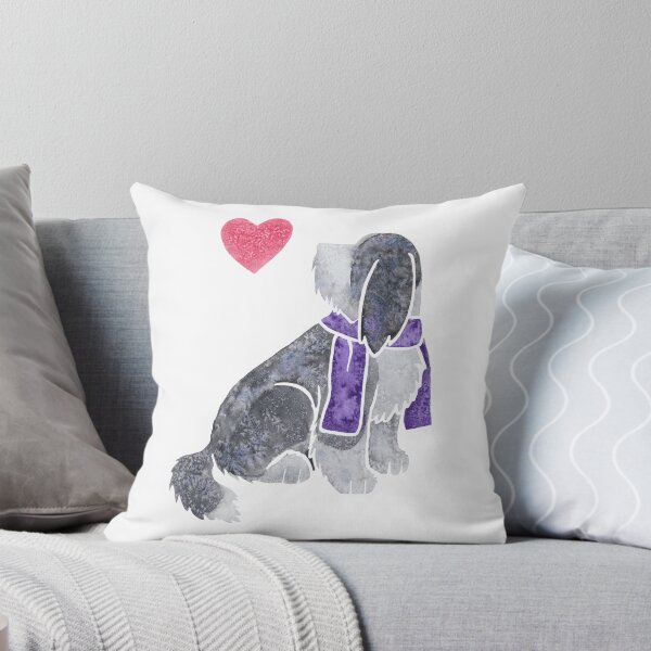 Item preview, Watercolour Bearded Collie designed and sold by animalartbyjess.