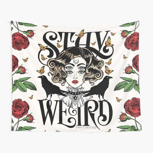 Item preview, Rose and The Ravens {Stay Weird} Colour Version designed and sold by wolfandbird.