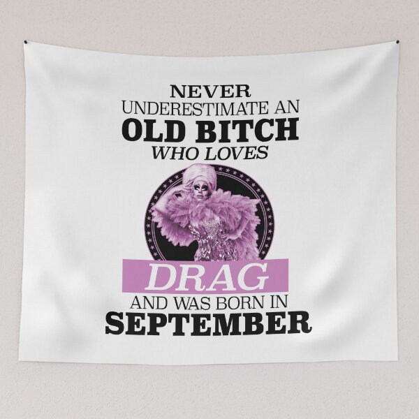 Item preview, Never Underestimate An Old Bitch Who Loves Drag designed and sold by Picket Club.