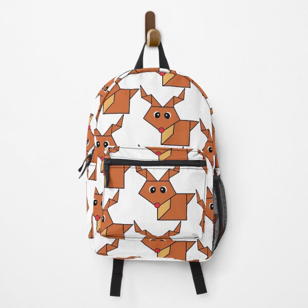 Item preview, cute square rudolf illustration designed and sold by NaoZ.