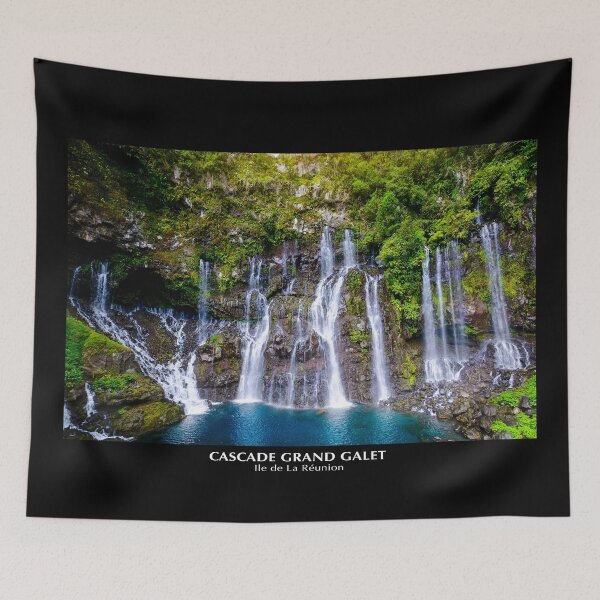 Aperçu de l'œuvre Cascade Grand Galet à l'Ile de La Réunion créée et vendue par Gaël FONTAINE.