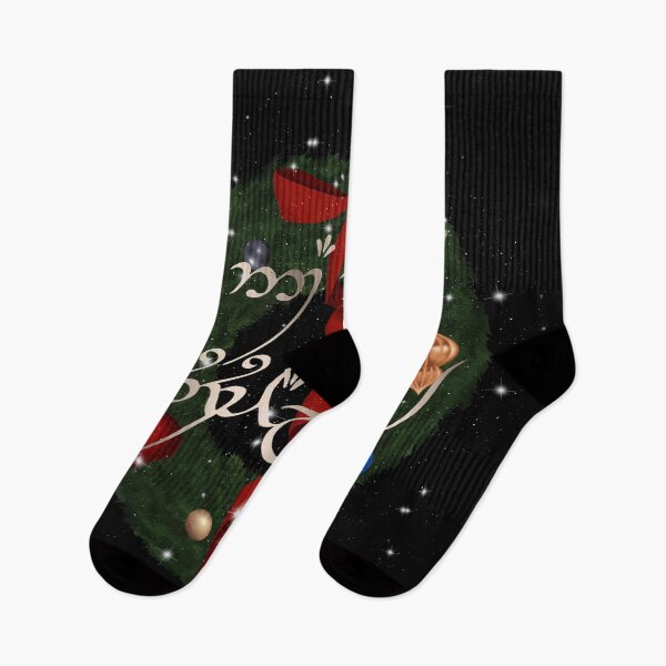 Item preview, Ná merye i turuhalmeri! Elvish Christmas designed and sold by TavRidge.