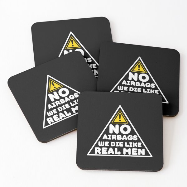 Item preview, No Air We Die Like Real Men | Funny Saying designed and sold by BopleDesigns.