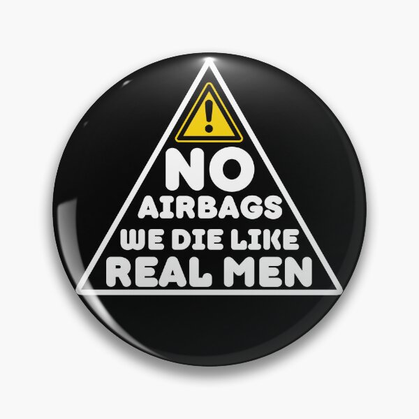 Item preview, No Air We Die Like Real Men | Funny Saying designed and sold by BopleDesigns.