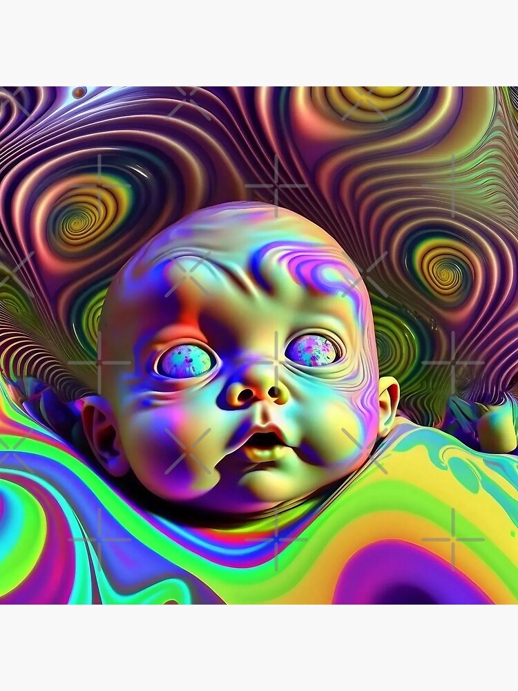 Psychedelic Baby Abstract Trippy