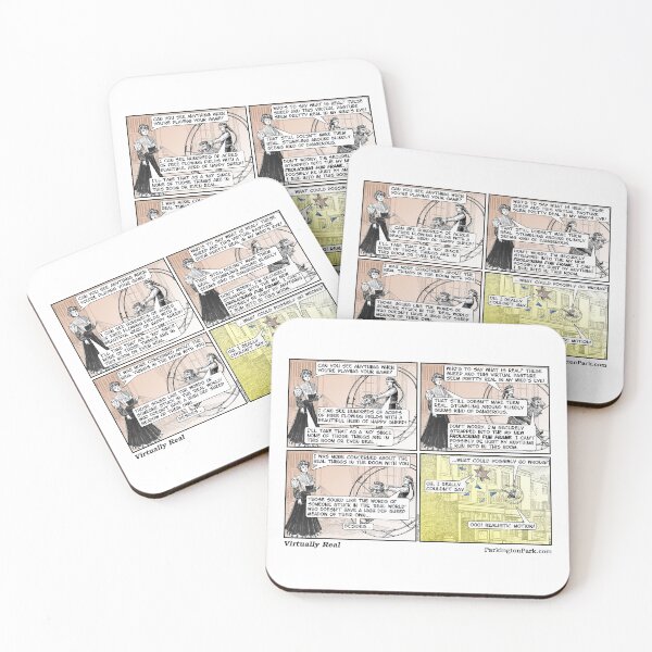 Item preview, Virtually Real Comic designed and sold by SteamBitDesign.