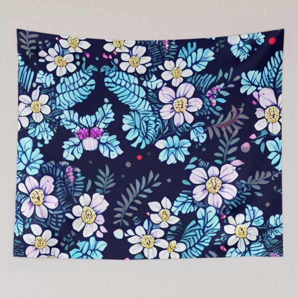 Aperçu de l'œuvre motif de feuille de fleur florale #9 créée et vendue par supeart.