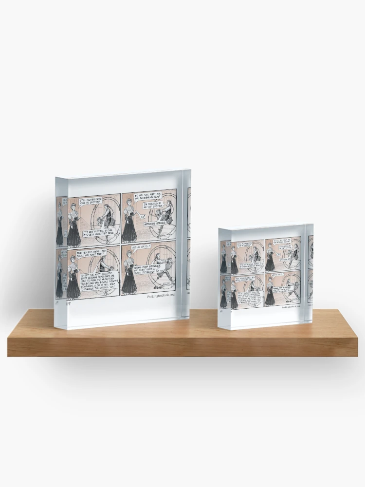 Thumbnail 3 of 5, Acrylic Block, API Comic designed and sold by SteamBitDesign.