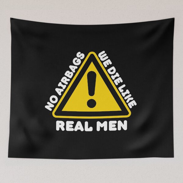 Item preview, No Air We Die Like Real Men | Funny designed and sold by BopleDesigns.