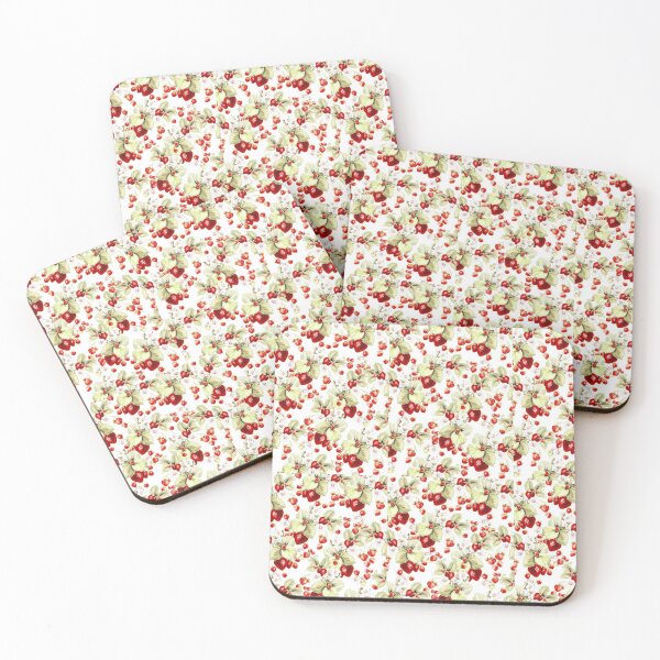 Item preview, Strawberry with flowers  designed and sold by Pixiedrop.