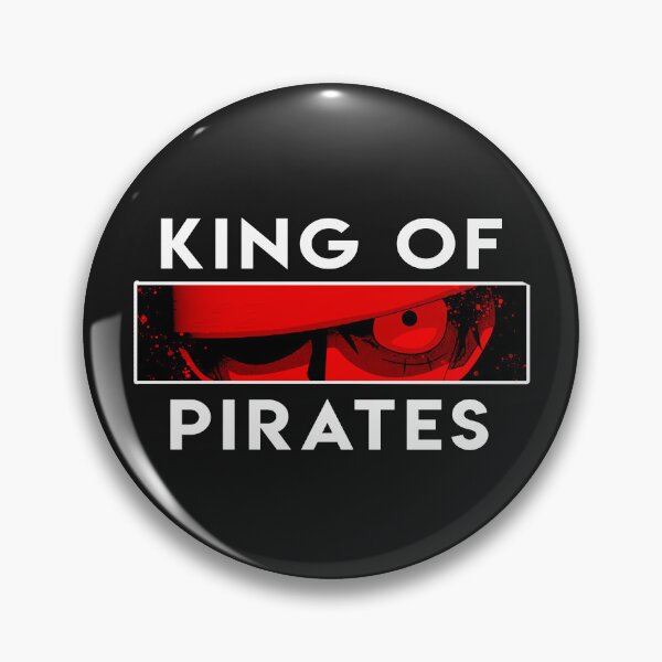 Item preview, Luffy Eyes In Red Colors With Text King Of Pirates - One Piece designed and sold by Amey Bane.