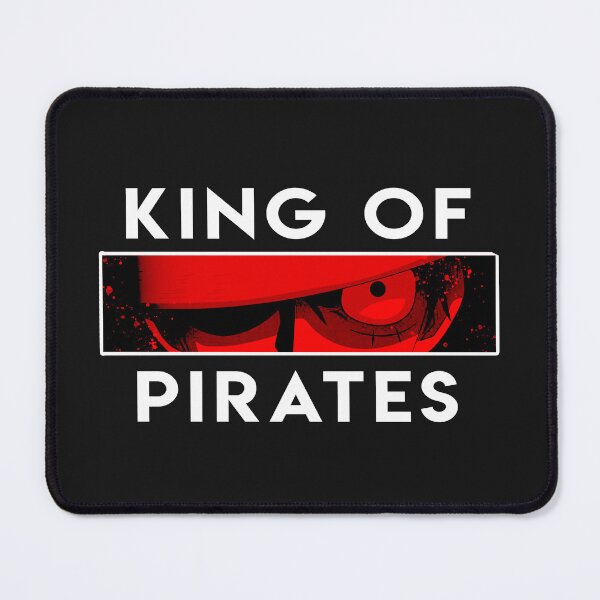 Item preview, Luffy Eyes In Red Colors With Text King Of Pirates - One Piece designed and sold by Amey Bane.