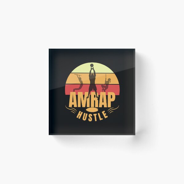 Item preview, AMRAP Crossfit Hustle designed and sold by Desiznn.