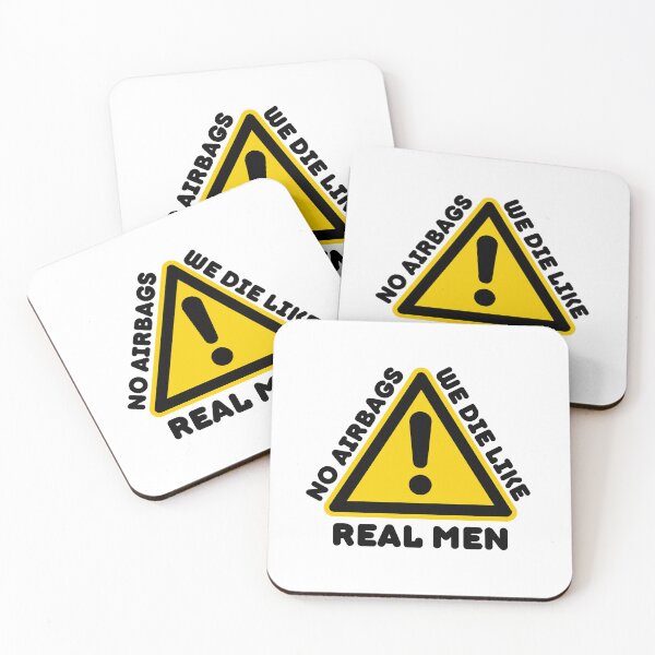 Item preview, No Air We Die Like Real Men - Funny designed and sold by BopleDesigns.