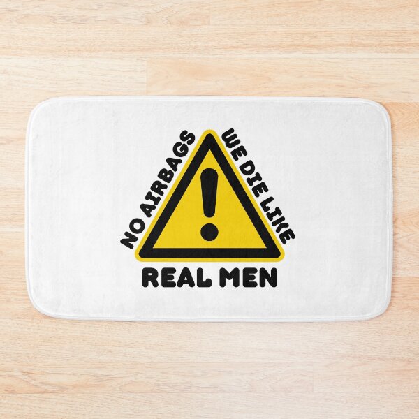 Item preview, No Air We Die Like Real Men - Funny designed and sold by BopleDesigns.
