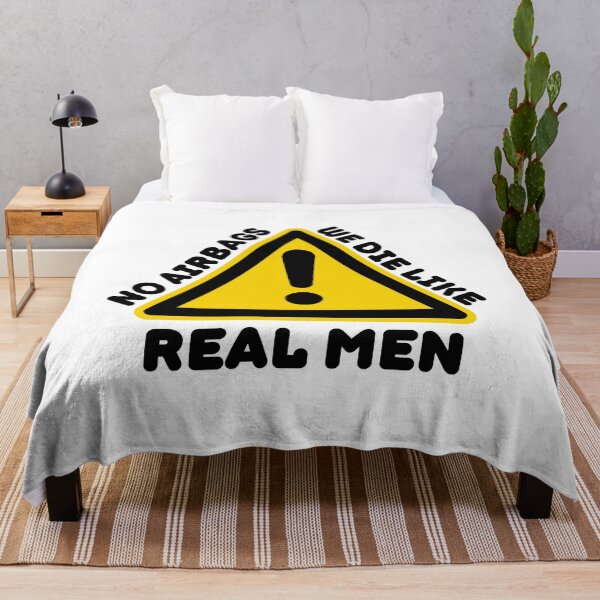 Item preview, No Air We Die Like Real Men - Funny designed and sold by BopleDesigns.