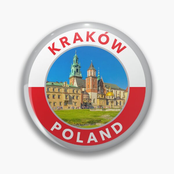 Item preview, Kraków Poland Round Emblem designed and sold by travelwitheric.