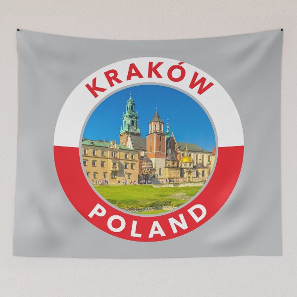 Item preview, Kraków Poland Round Emblem designed and sold by travelwitheric.