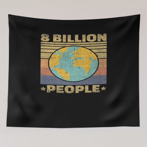 Item preview, 8 Billion People Achievements Celebrate with Funny Tshirt Classic T-Shirt designed and sold by M7MED12.