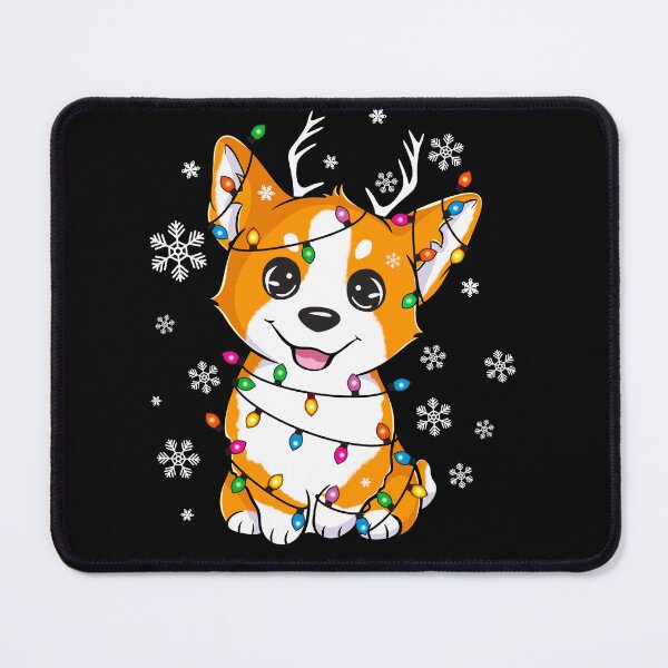 Item preview, Corgi Xmas Reindeer Tree Lights Gifts designed and sold by alexquang.