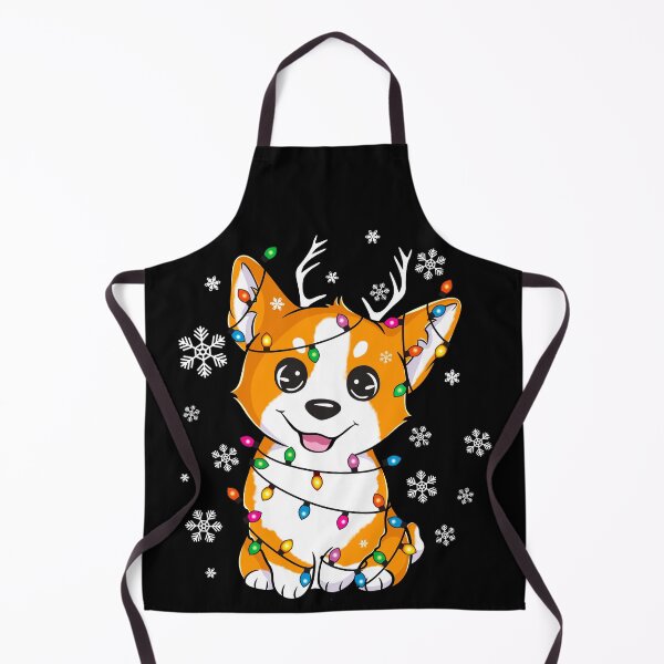 Item preview, Corgi Xmas Reindeer Tree Lights Gifts designed and sold by alexquang.