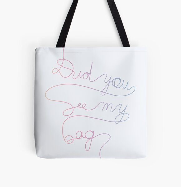 BTS MIC Drop - Did You See My Bag #1 All Over Print Tote Bag