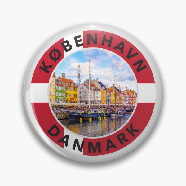 Item preview, Copenhagen, Denmark Round Emblem (in Danish) designed and sold by travelwitheric.