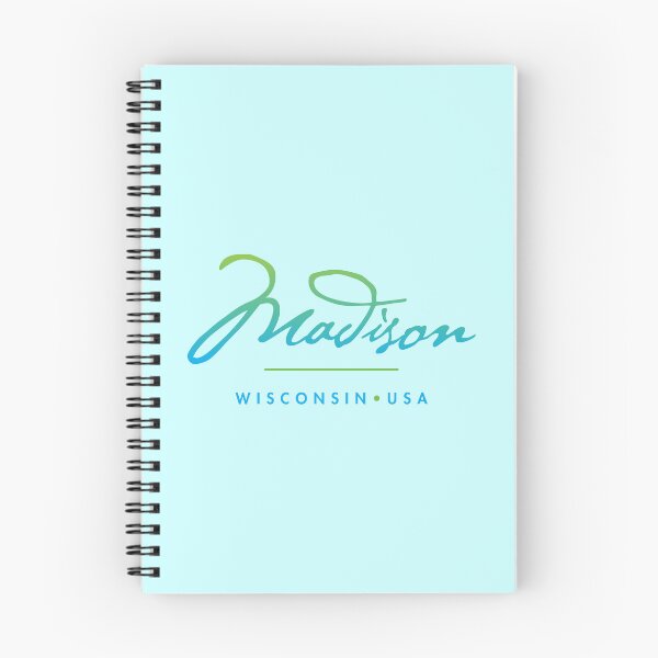 Item preview, Madison Wisconsin Typographic Design designed and sold by Futurebeachbum.