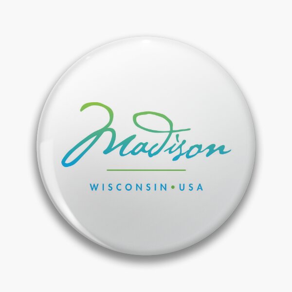 Item preview, Madison Wisconsin Typographic Design designed and sold by Futurebeachbum.