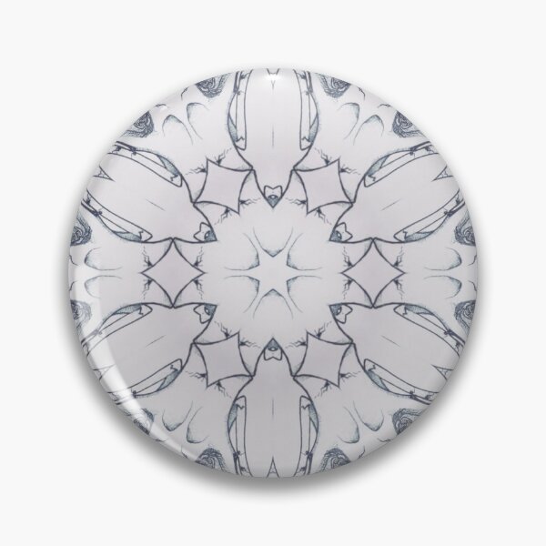 Item preview, 44205 - Monochrome Vintage Gothic Ink Kaleidoscope Design designed and sold by 44scarab.
