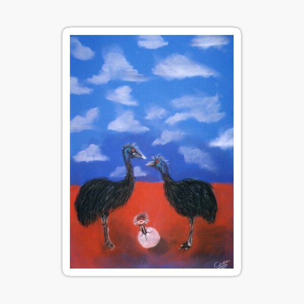 Item preview, Emu family designed and sold by Caroline  Peacock.
