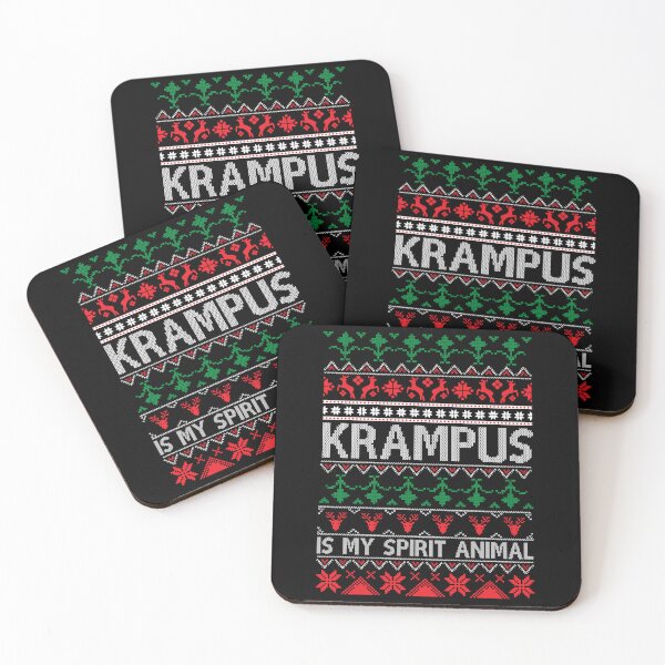 Item preview, Krampus is my Spirit Animal Christmas Ugly Sweater designed and sold by mkzmerch.