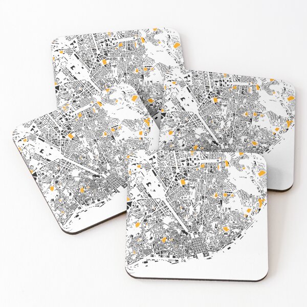 Item preview, Map of Lisbon, Portugal with its schools in color designed and sold by jean-nicolas.