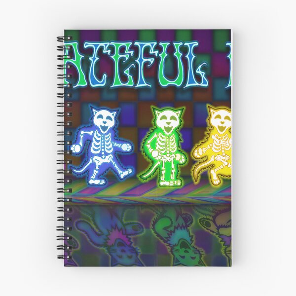 Item preview, Grateful Life Dancing Skeleton Cats designed and sold by capcreatives.