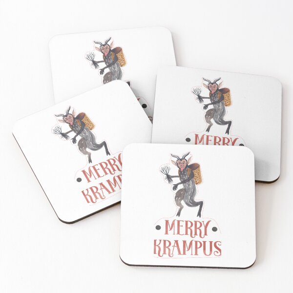 Item preview, Merry Krampus Water Colour Design designed and sold by mkzmerch.