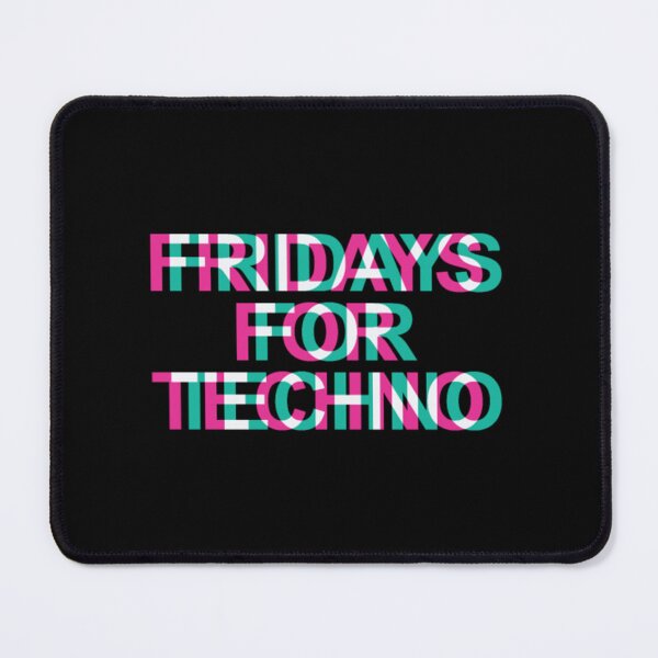 Item preview, Fridays For Techno Rave Trippy Glitch Hardstyle designed and sold by ZoldieKlieany.