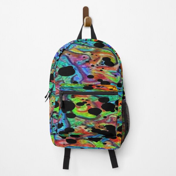 Item preview, Abstract Colors with Black Paint Splatters designed and sold by calibrit.