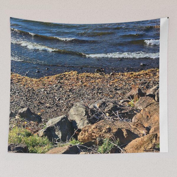 Item preview, Variation on Rocky Autumn Shore - A Sunny Day in Northern Canada designed and sold by Ric1926.
