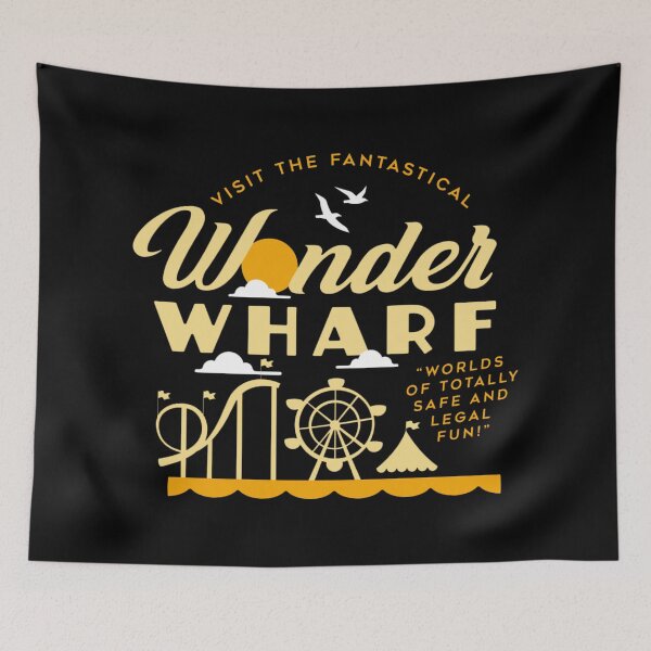 Item preview, Retro Wonder Wharf designed and sold by Lone Wolves.