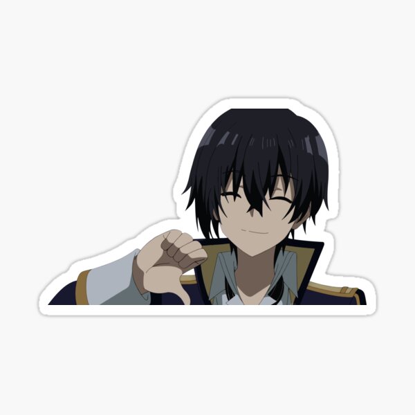 shadow , kage no jitsuryokusha ni naritakute ,the eminence in shadow , anime  arth Sticker for Sale by AnimeArth