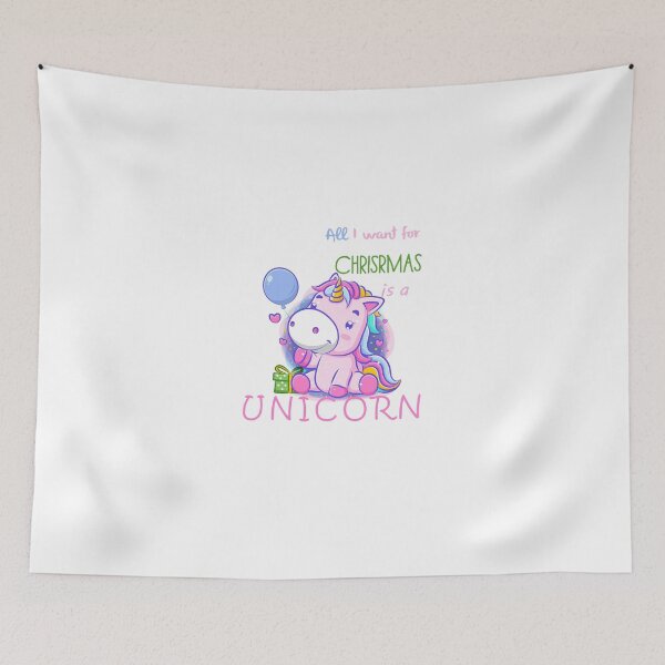 Item preview, all-i-want-for-chrisrmas-is-a-unicorn designed and sold by Usatazon on.