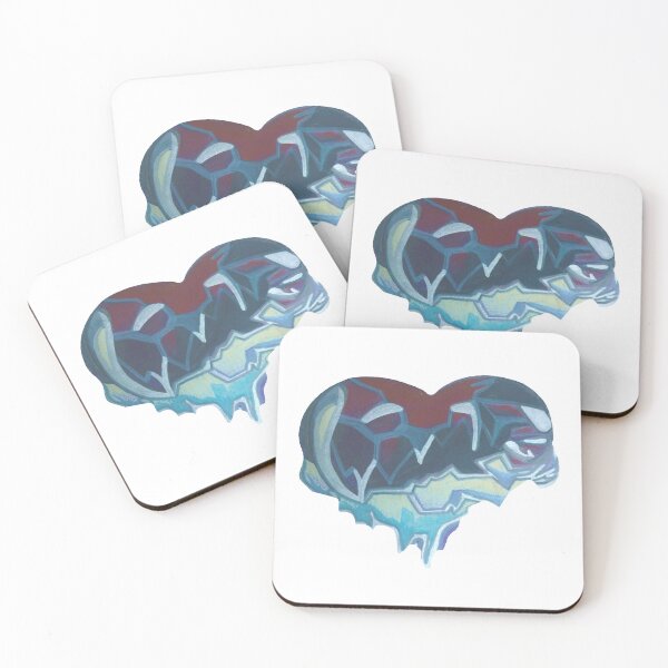 Item preview, Frozen Heart - Dark Moody Colors - Slightly Transparent designed and sold by Lucidesigns.