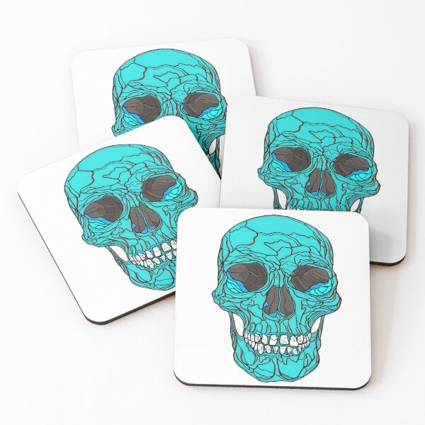 Item preview, Greeny blue Skull designed and sold by DaveDanchuk.
