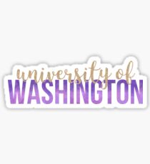 University of Washington Sticker