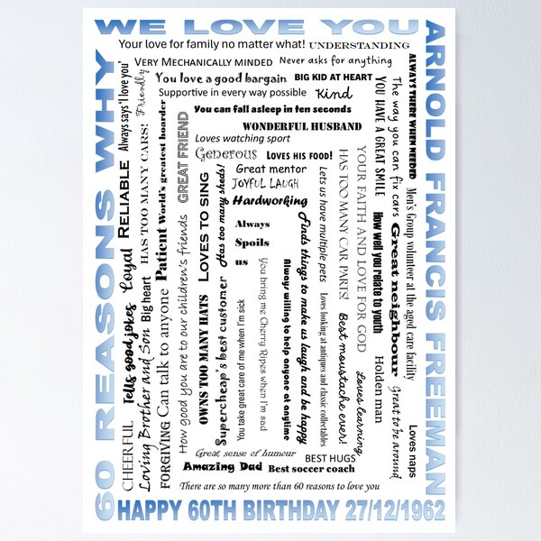 Item preview, Happy 60th Birthday 2 designed and sold by alias-inkpatch.