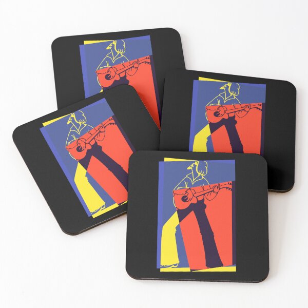 Item preview, Retro Pop Art Guitarist Sticker designed and sold by grosiclenniw.