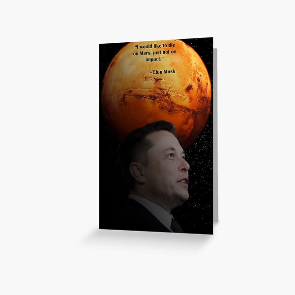 Item preview, Elon Musk Inspirational Quote designed and sold by Opse.